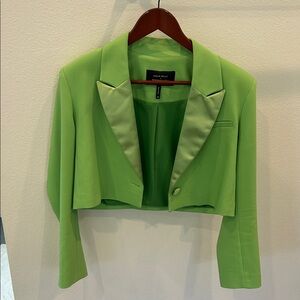 Maeve Reilly X BCBGMAXAZRIA lime green blazer never worn but tag off